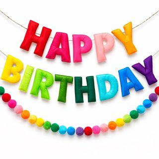 Guirnalda de Tela "Happy Birthday"