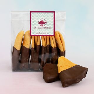 Abanicos de chocolate sin gluten