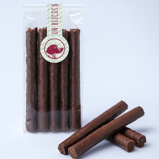 Barquillo de chocolate negro