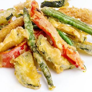 Verduritas en tempura