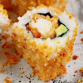 Uramaki Tempura de gambas