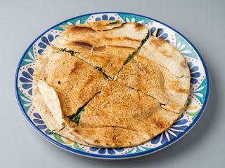 Pan Pitta Con Espinacas