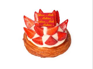 Postre fresas y mascarpone