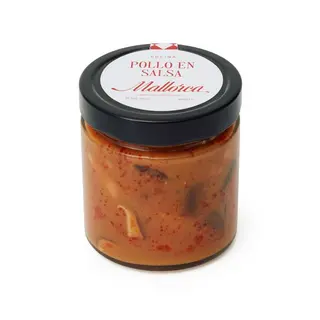 Contramuslos de pollo deshuesados en salsa