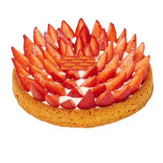 Tarta de fresas y mascarpone