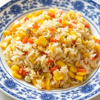 Arroz frito sin soja