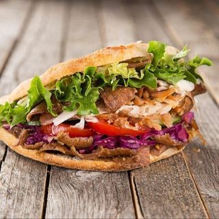 Doner Kebab De Carne Y Queso
