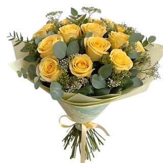 Ramo 12 rosas amarillas