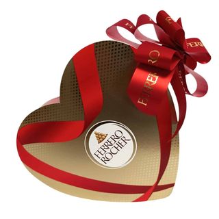 Bombones Ferrero Rocher en caja Forma Corazón.
