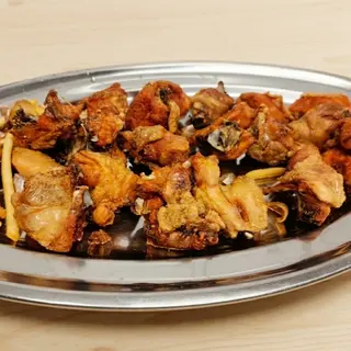 Pollo Frito al ajillo