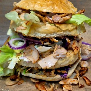 Chicken Kebab burger