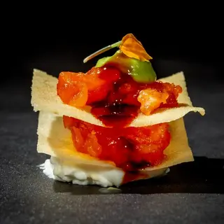 122. Crujiente salmon (2 Uds.)