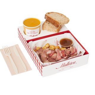 Menú plato de proteína