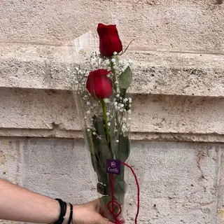 2 Rosas Rojas