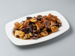 36. Brotes De Bambú Y Setas Chinas Salteadas