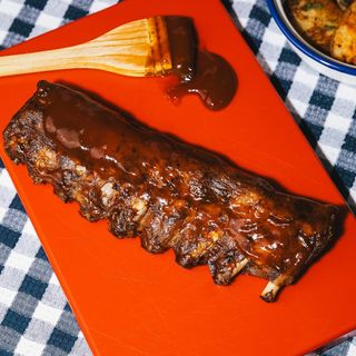 Tiras de costilla de cerdo