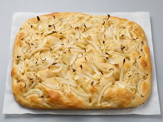 Focaccia con cebolla