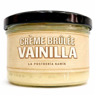 Crème brûlée de vainilla natural