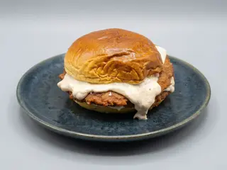 King Veggie Smash burger.