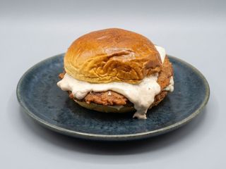 King Veggie Smash burger.
