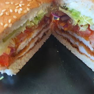 Hamburguesa Mixta De Pollo Y Ternera Doble