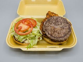 Hamburguesa Súper Mixta De Crunchy Y Ternera Doble
