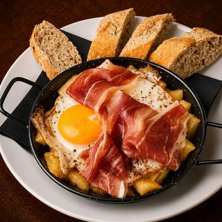 Huevo Estrellado Con Jamón Ibérico