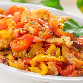 Chicken And Pepper Strips