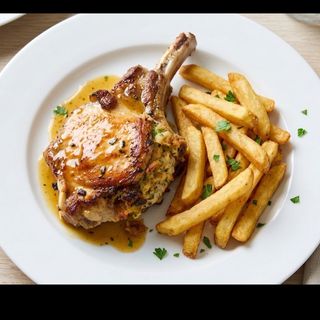 Stuffed Crackling Pork Chops