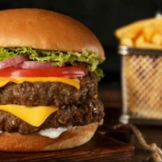 Hamburguesa clásica doble