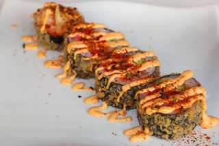 Futomaki Spicy Maguro Frito  (8 Uds.)