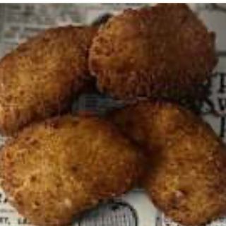 Croquetas caseras de bacon y queso, 4 ud