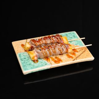 91. Pincho De Ternera Con Queso (3 Uds.)