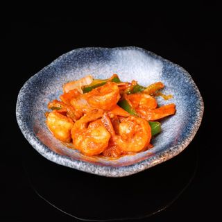 70. Gambas con curry
