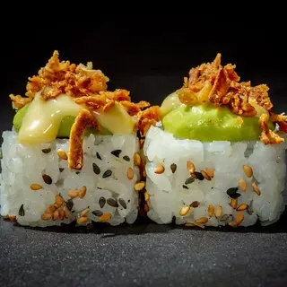 177. Uramaki salmon crispy (8 Uds.)