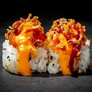 187. Uramaki langostino picante (8 Uds.)