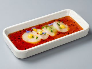141. Carpaccio vieiras (4 Uds.)