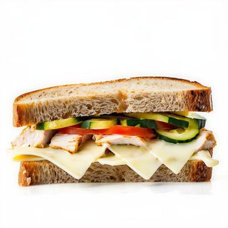 Bocadillo De Queso Tierno Y Calabacín