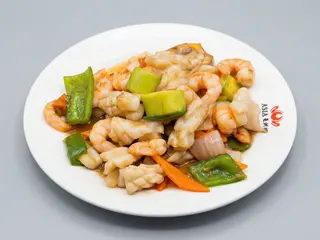 130. Calamares Con Gambas