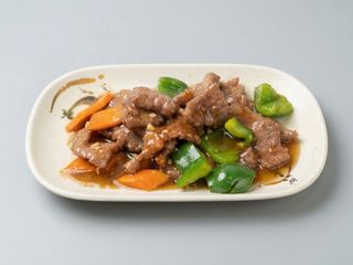 Ternera con salsa ostra