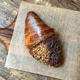 Croissant relleno de Nutella