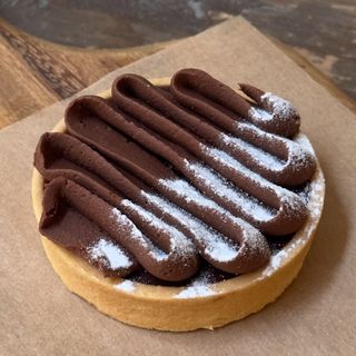 Tartaleta de chocolate negro