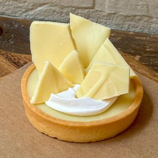 Tartaleta de chocolate blanco