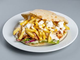 DONER KEBAB CON PATATAS DENTRO 