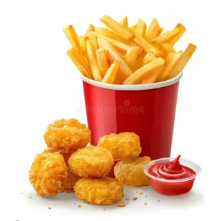 TUBOS NUGGETS CON PATATAS (8 UNIDADES)