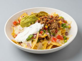 Nachos Gratinados Con Guacamole