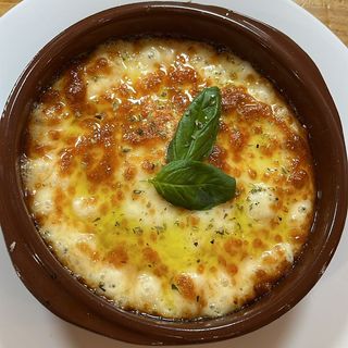 Provolone fundido al horno