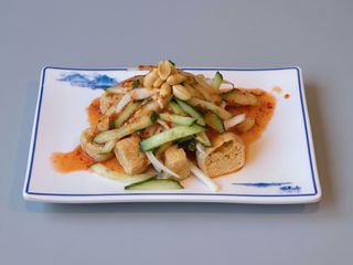 Kerabu tofu (gluten)