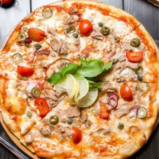 Pizza atún (36 cm.)