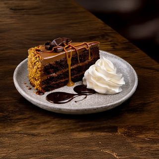 Tarta de chocolate y toffe